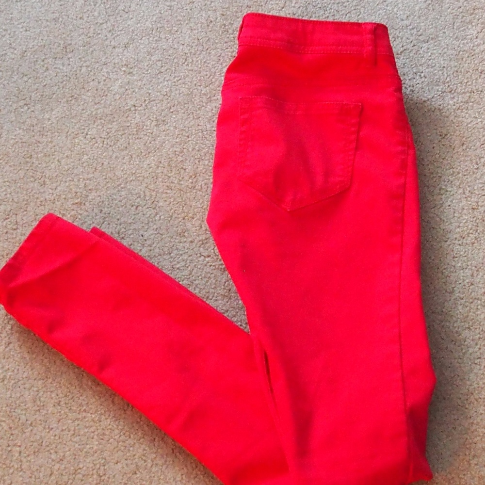 Red Skinny Jeans